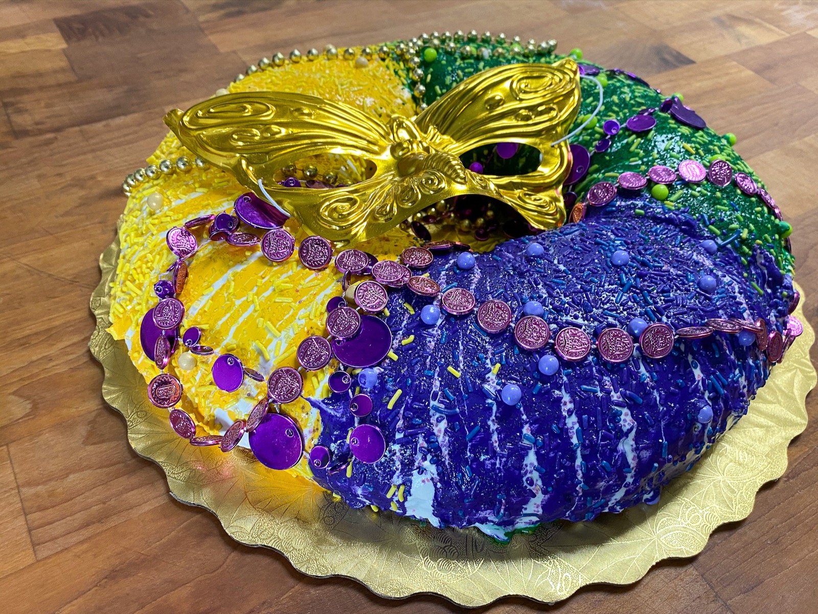 Maxie's king cake