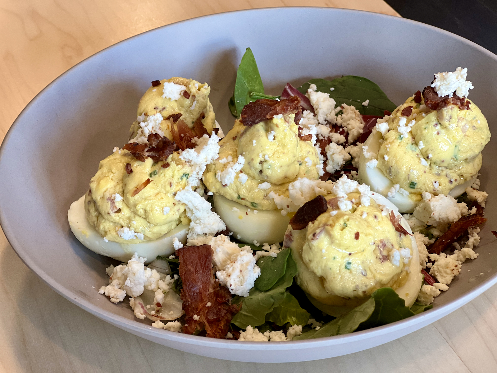 Bacon Deviled Eggs