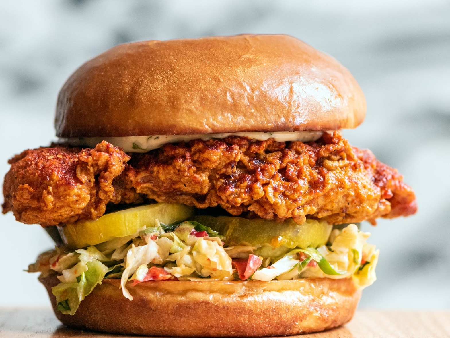 spicy fried chicken sandwich