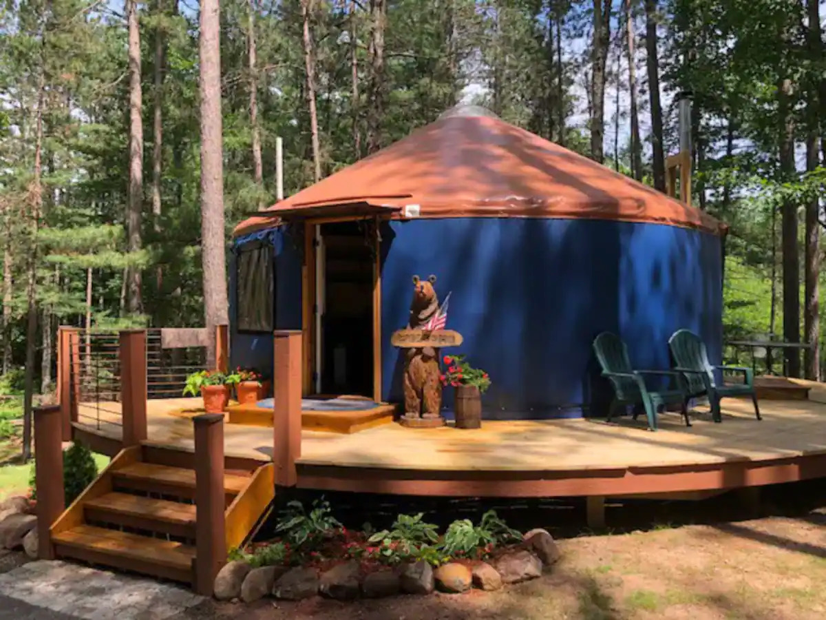 perry pines yurt