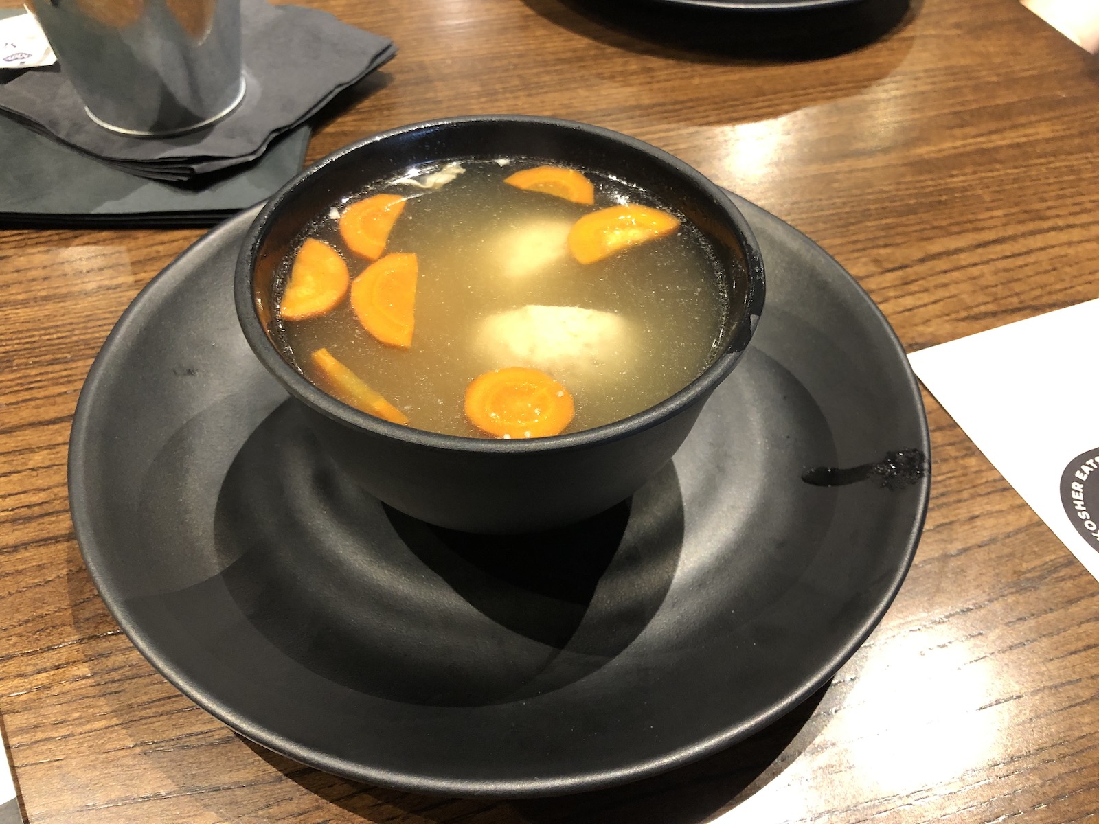 chicken soup with matzah balls