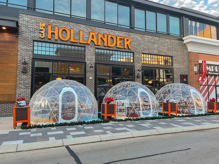 Hollander Domes are cozy & festive  