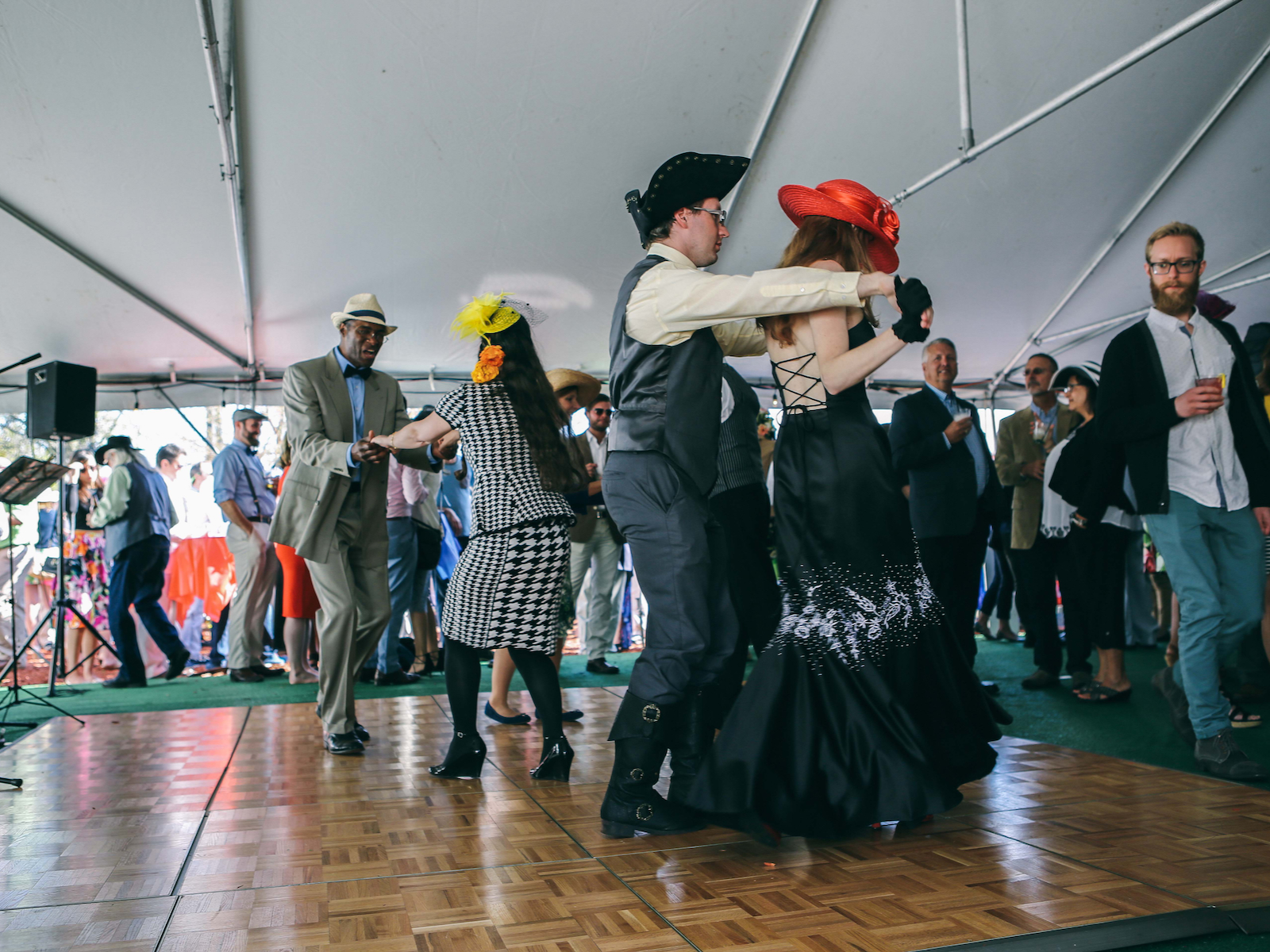 Dancing at Derby Day Party