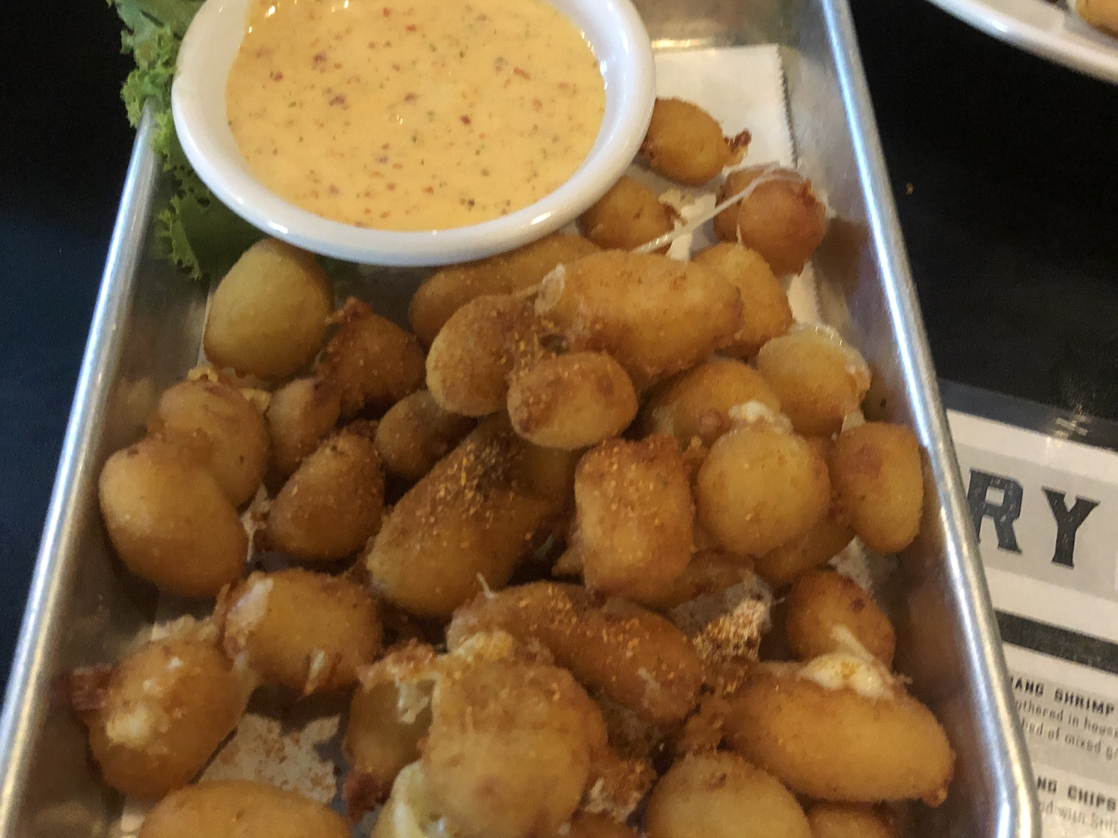 Cajun cheese curds