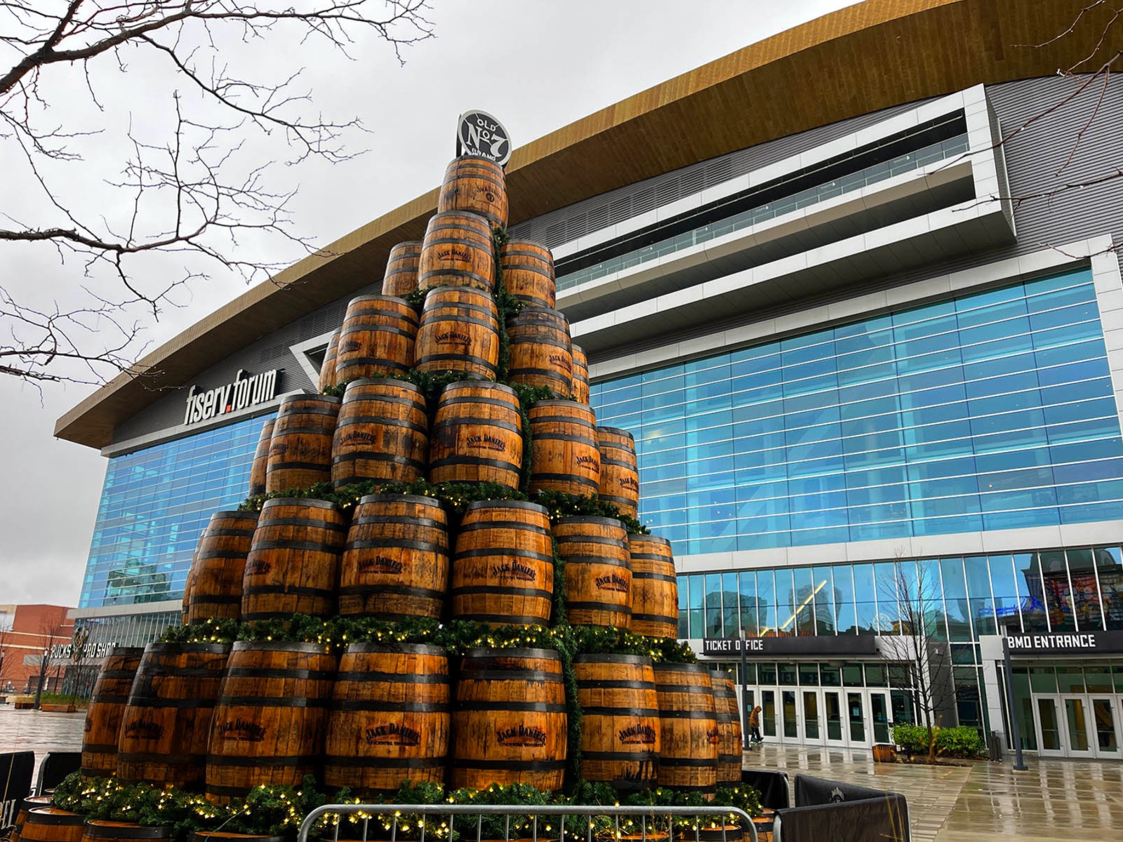 Jack Daniel's barrel tree