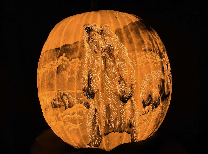 racine zoo jack-o-lantern