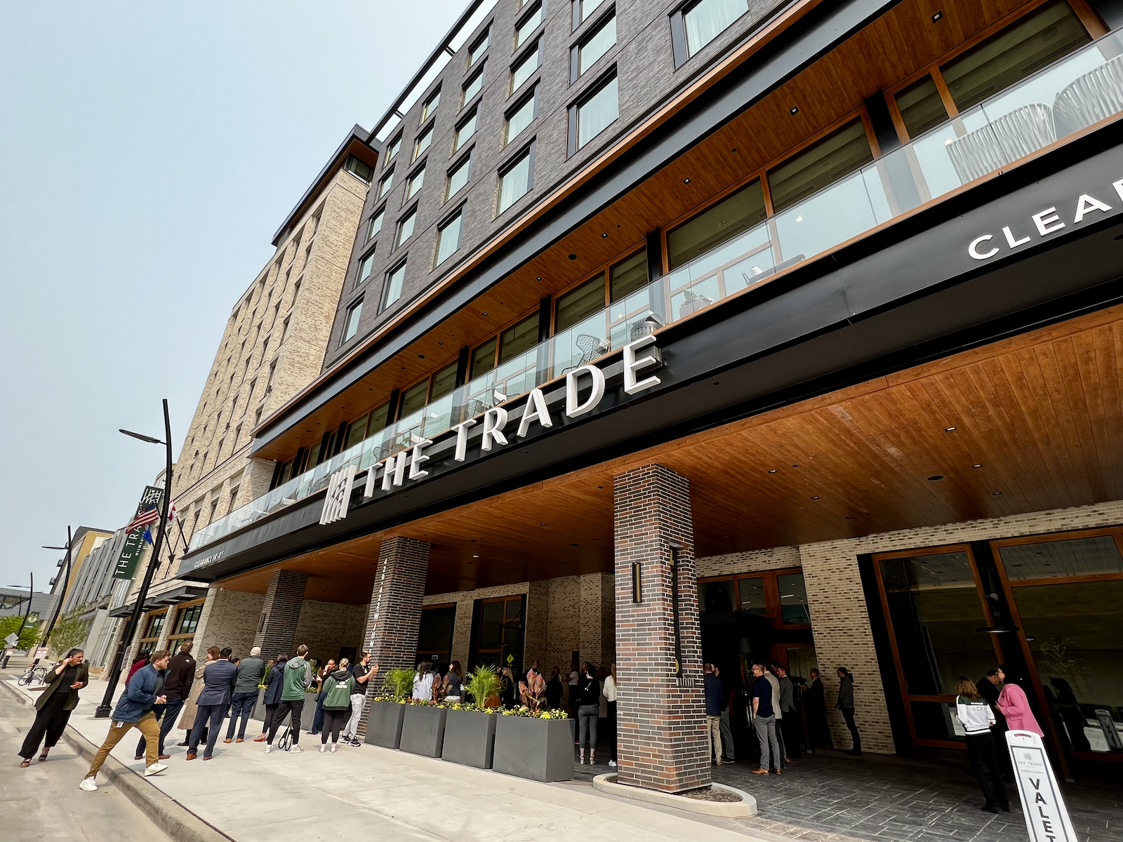 The Trade Hotel from Juneau Avenue