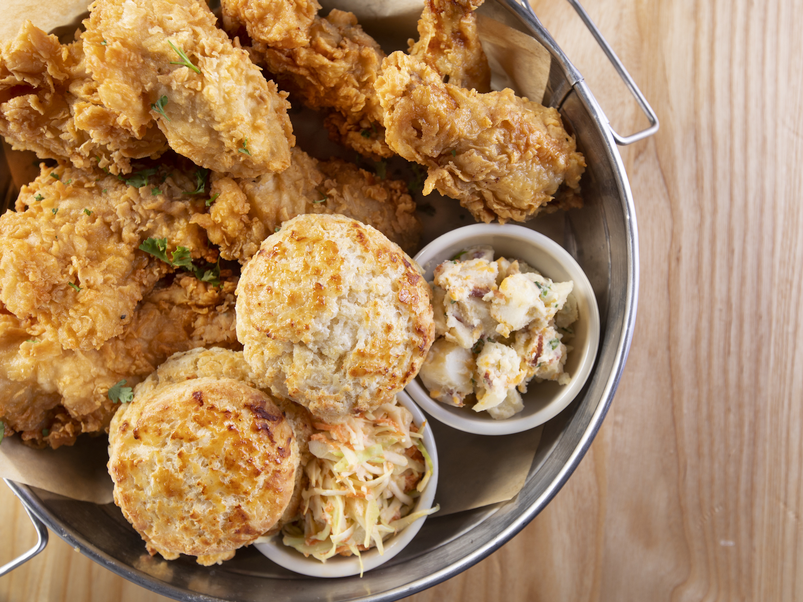 Fried chicken dinner