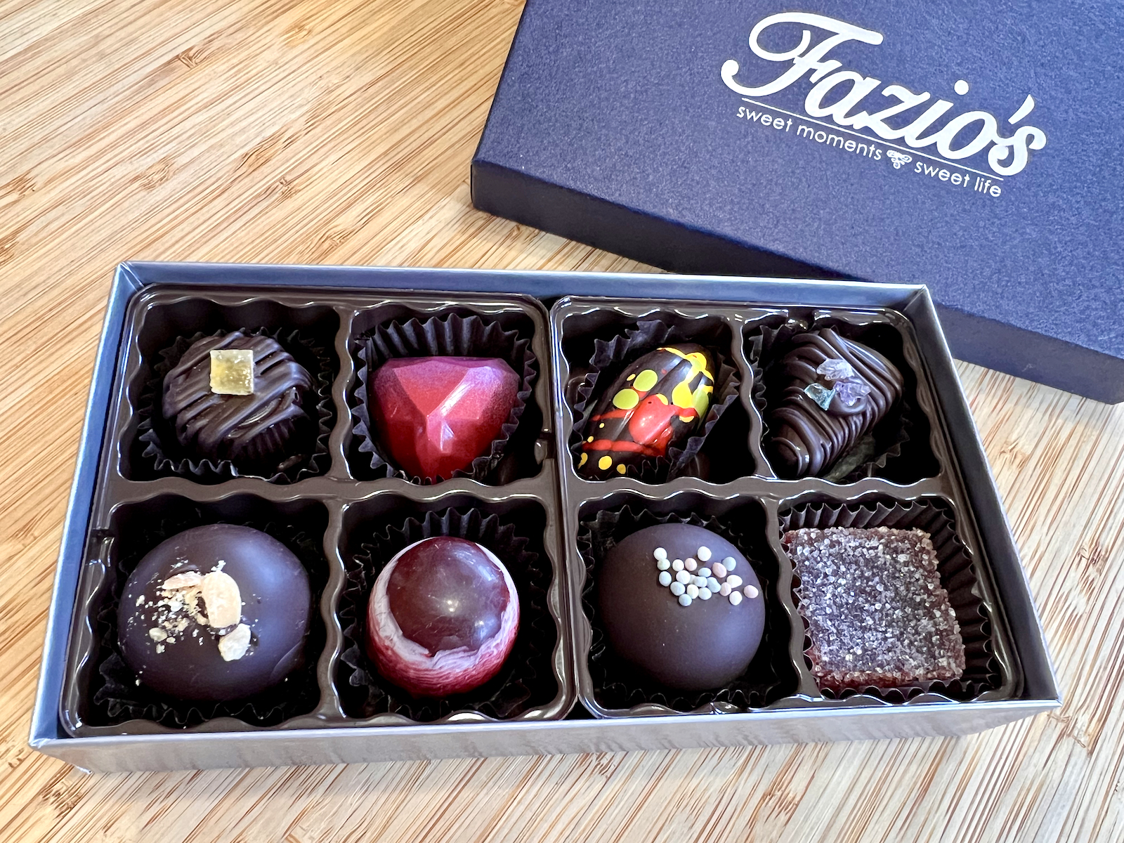 Fazio's chocolate box