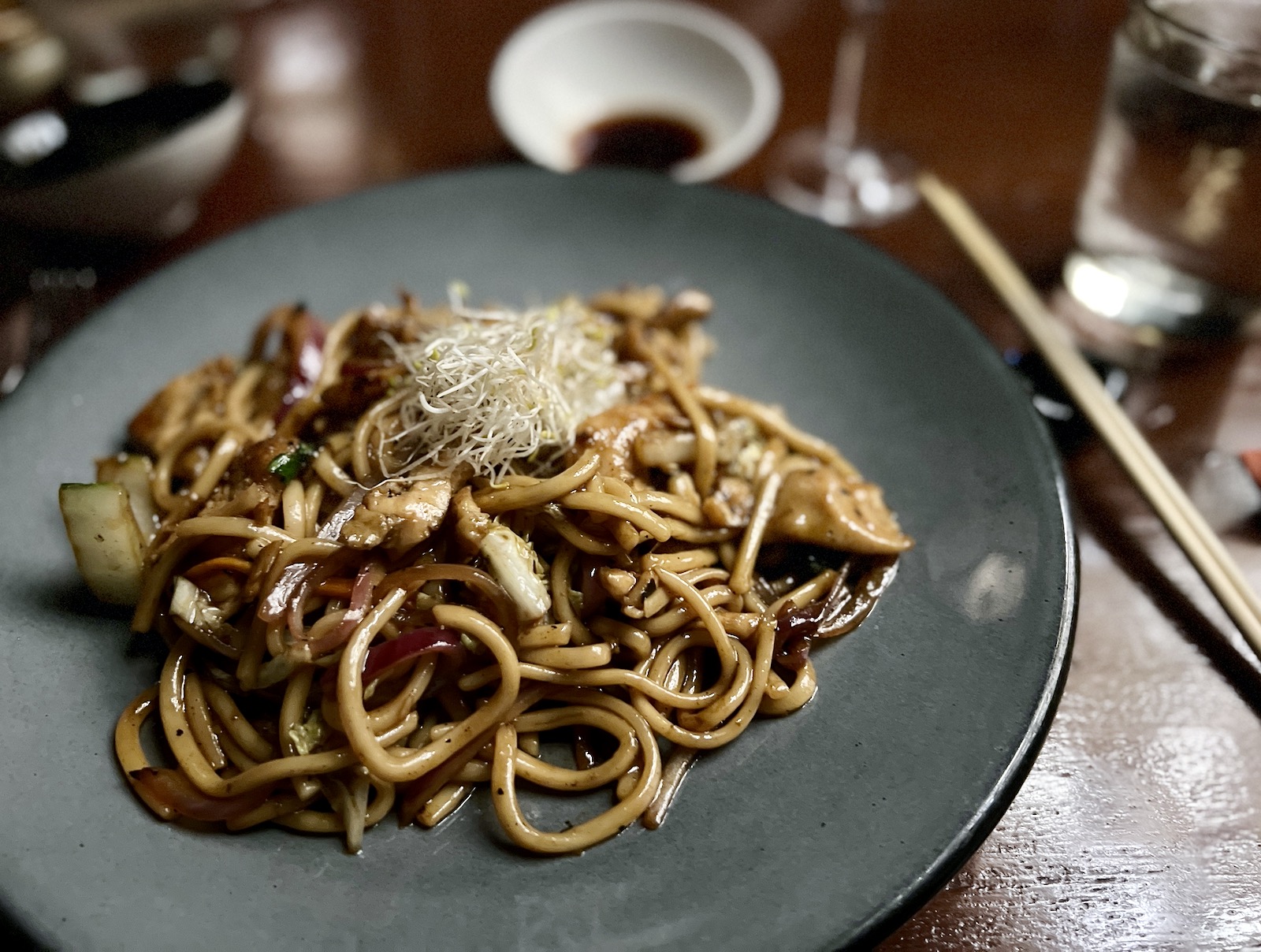 Udon noodles at Kanpai