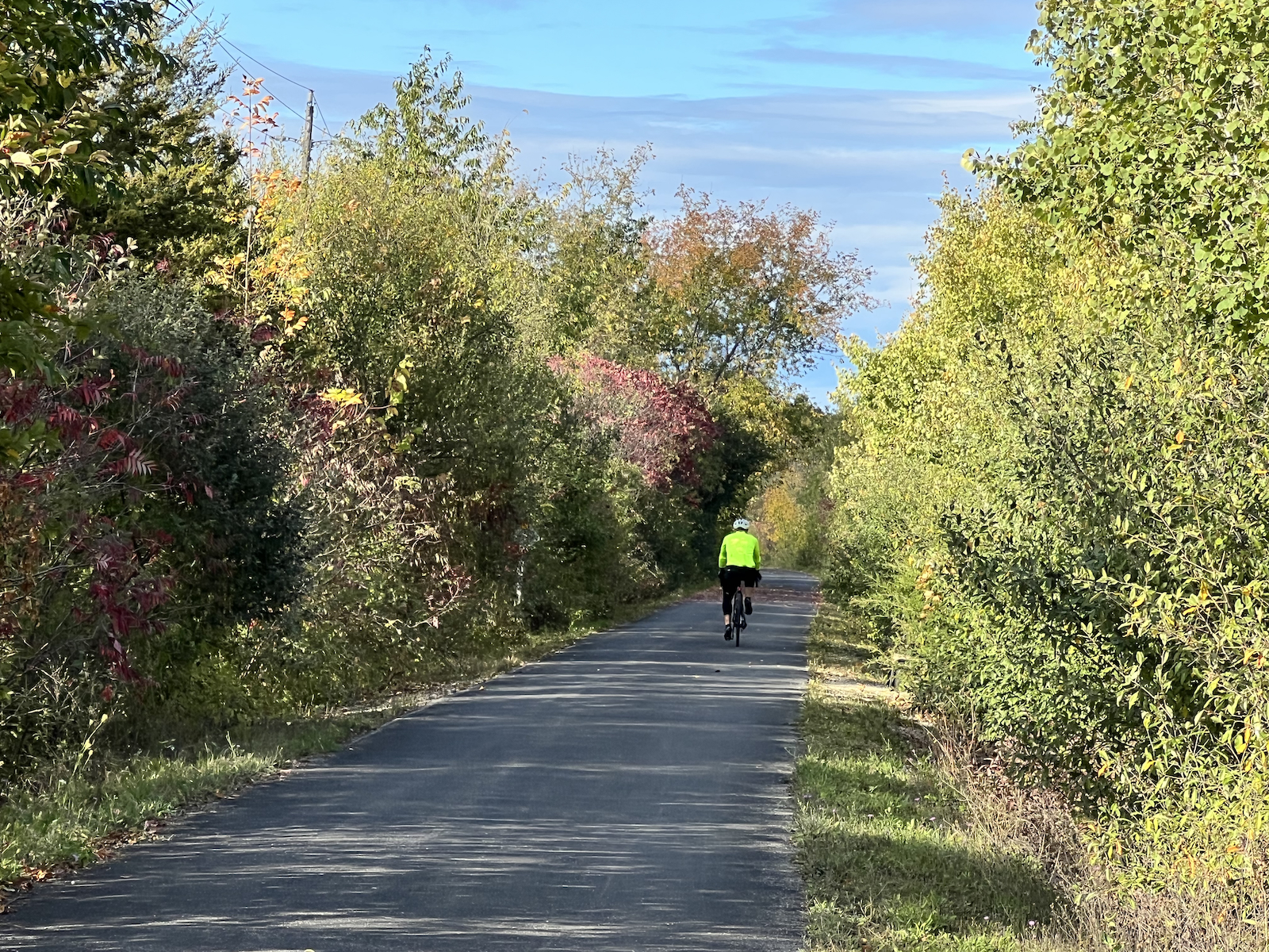 A view of the Eisenbahn Trail