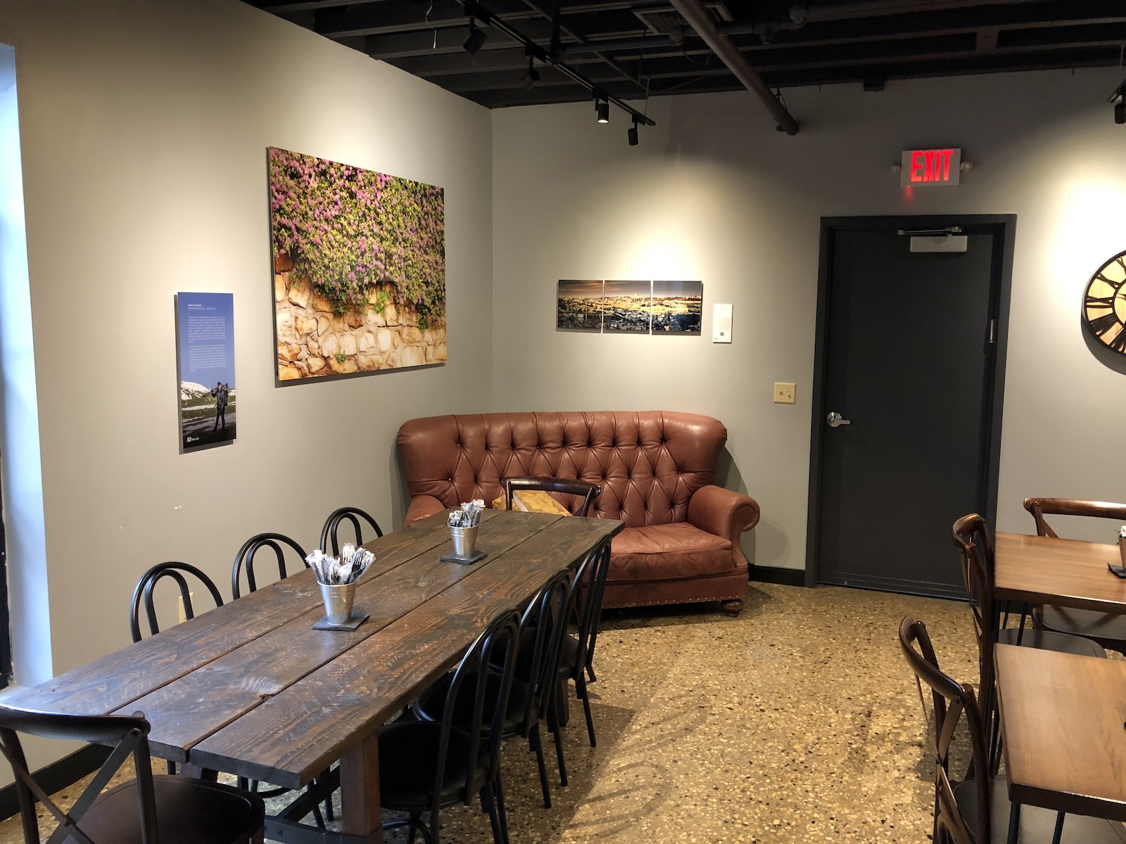 Furniture in the deli