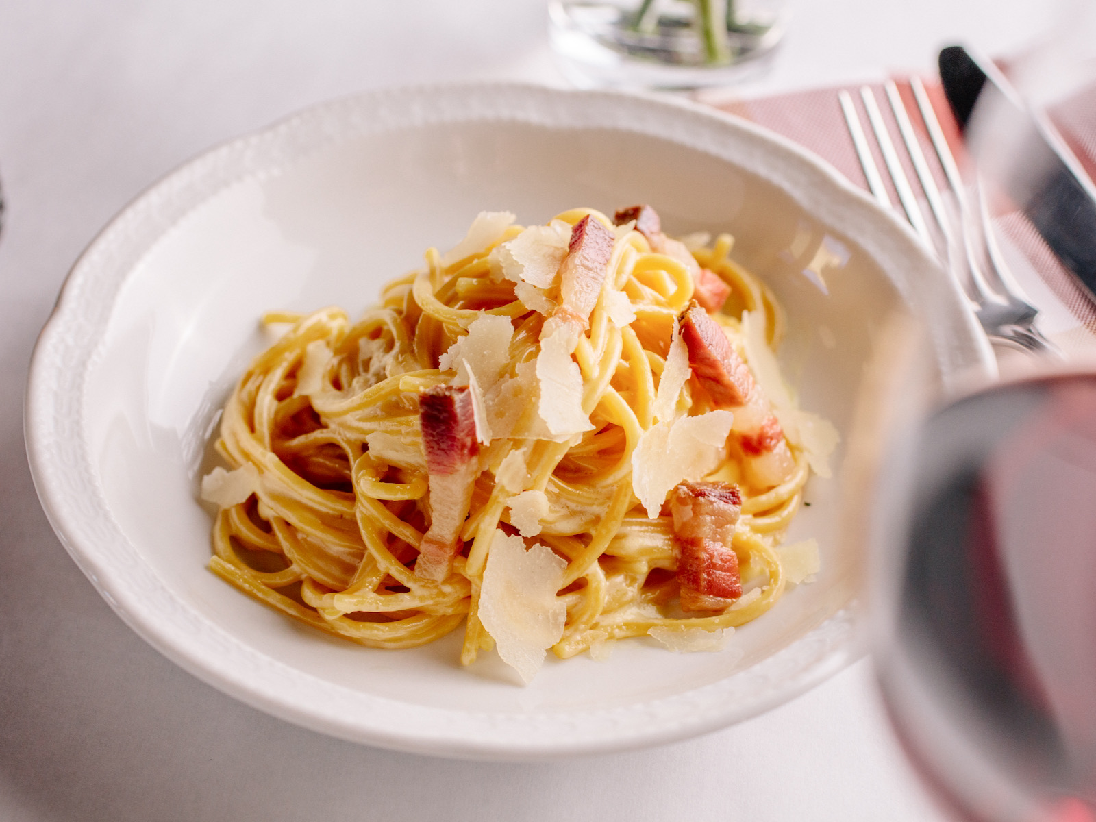 Carbonara al Ristorante Bartolotta