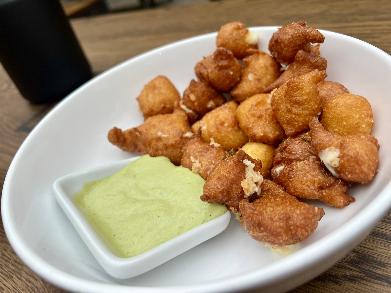 Polenta cheese curds