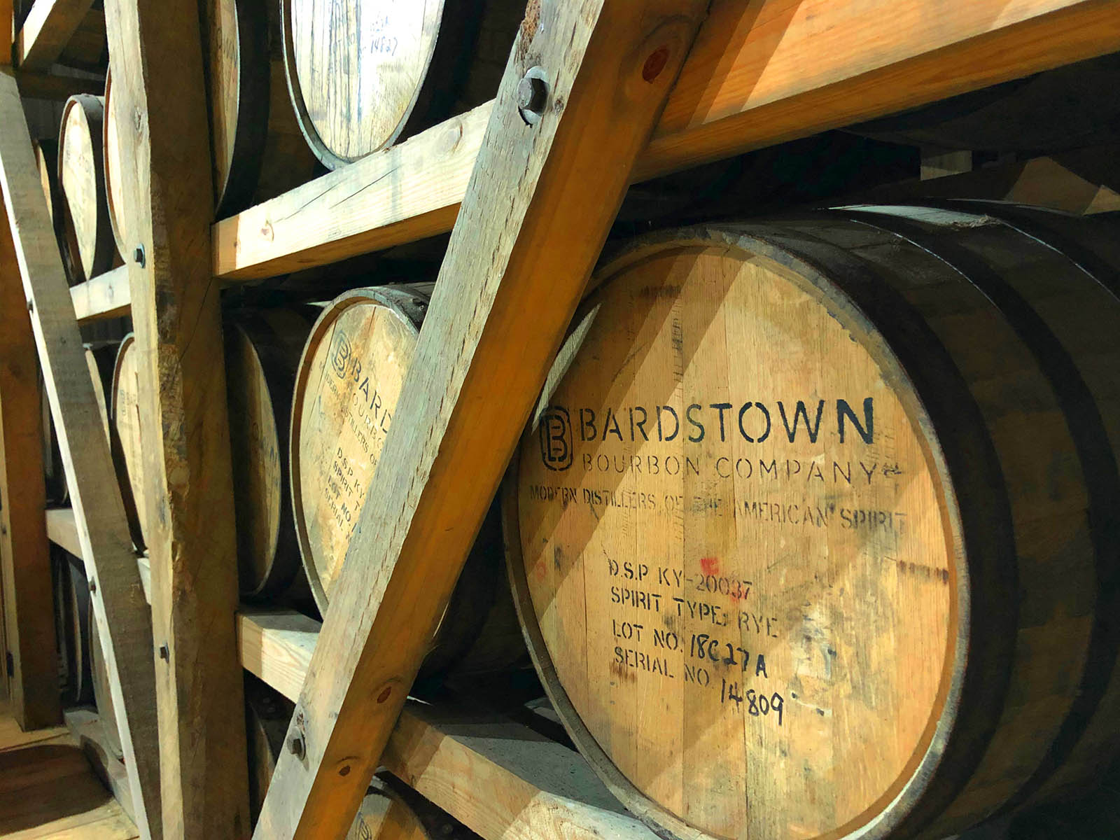 Bardstown Bourbon Company barrels