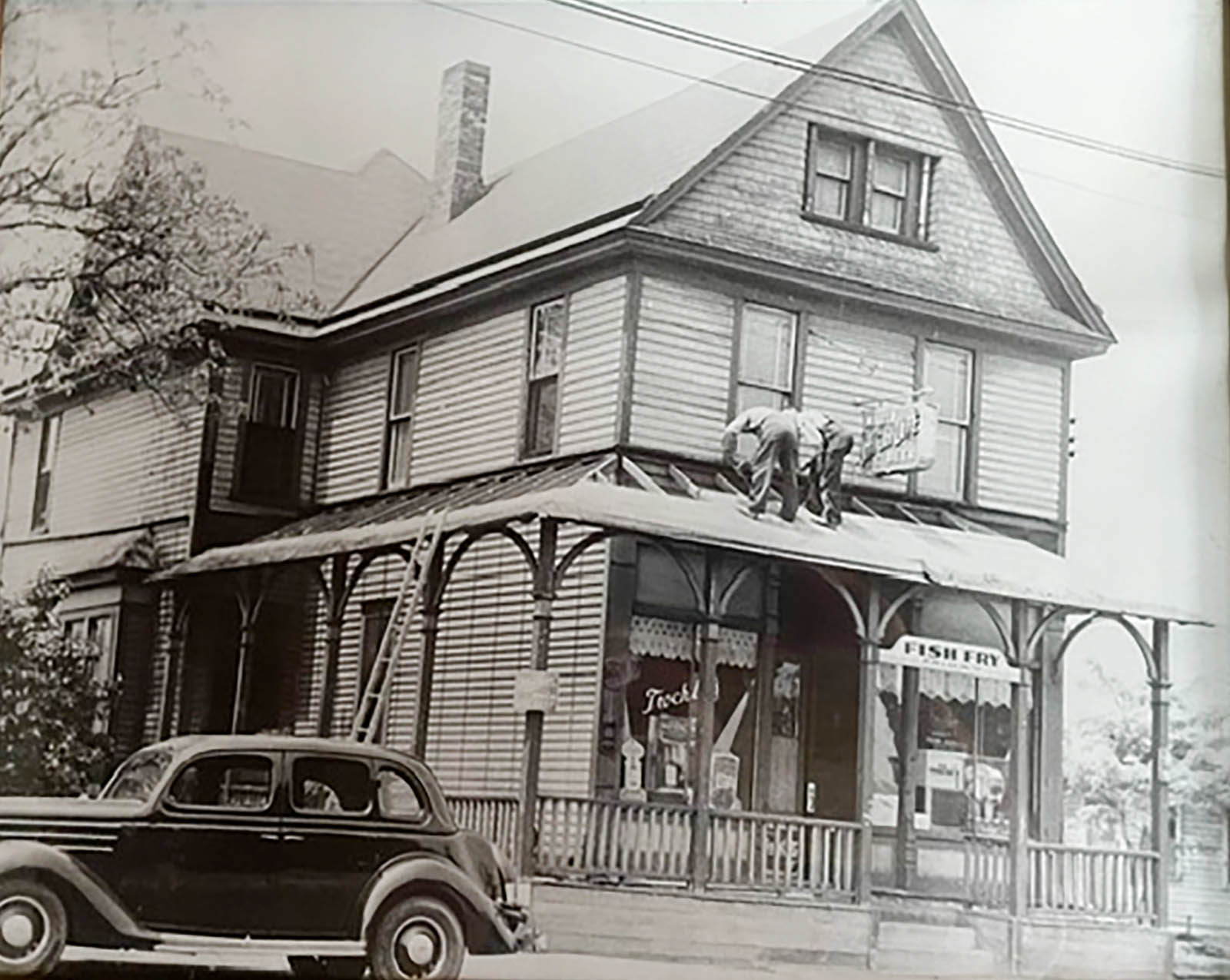 Porch roof