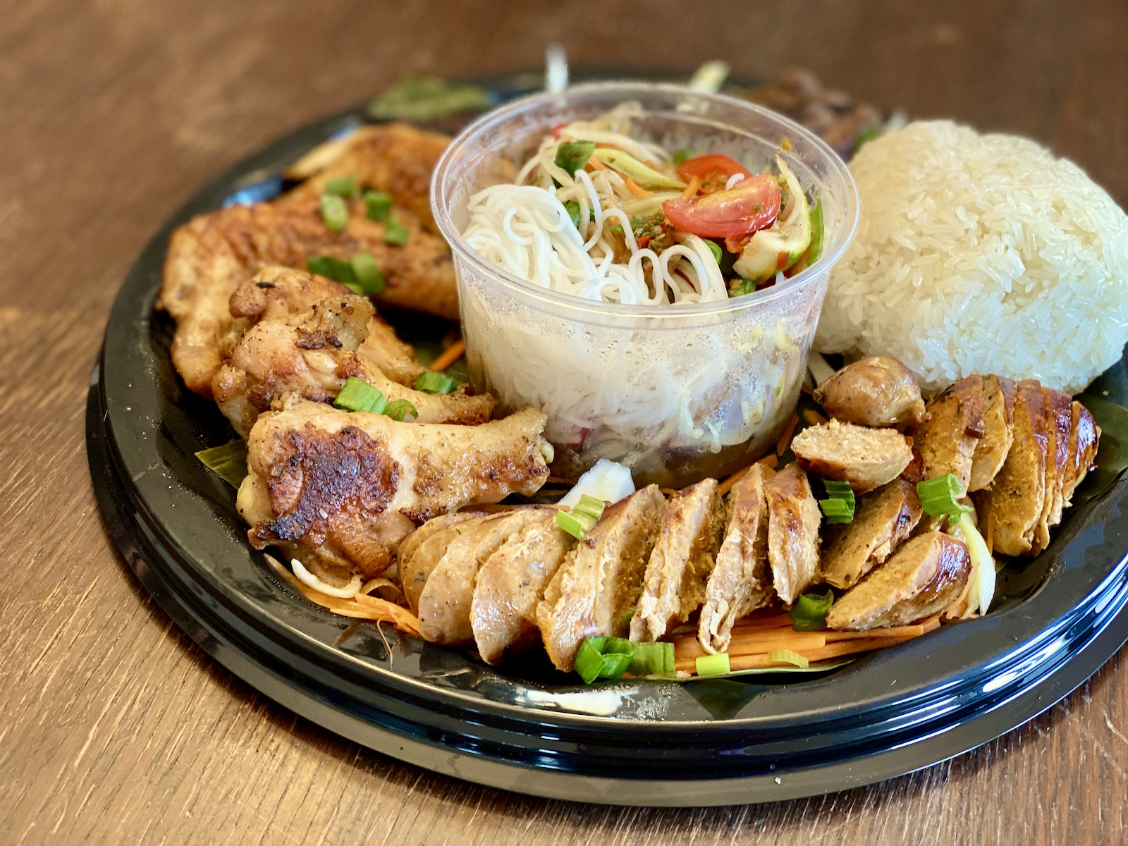 Carry-out platter from Sweet Basil