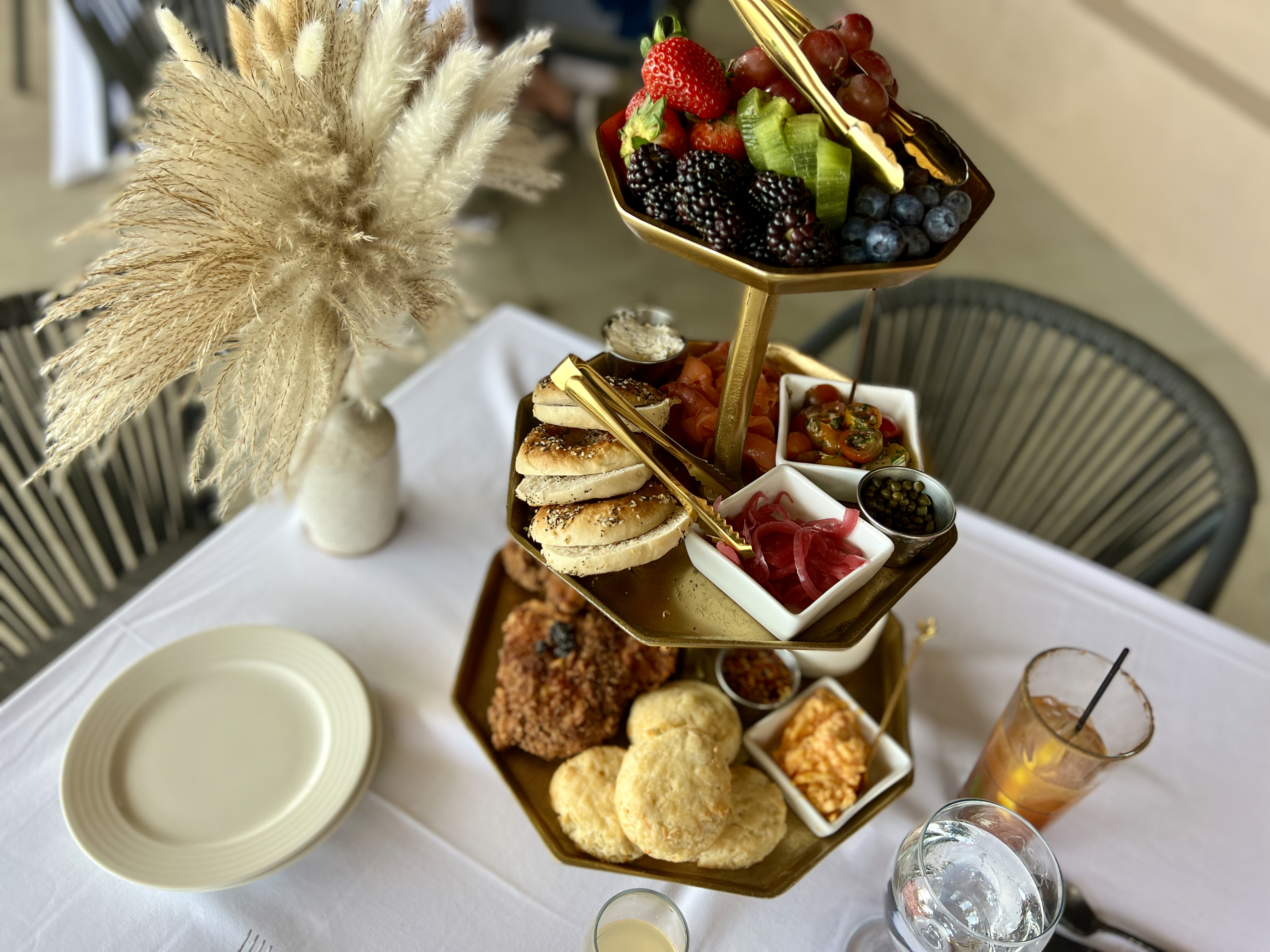 Brunch tower at Grand Geneva