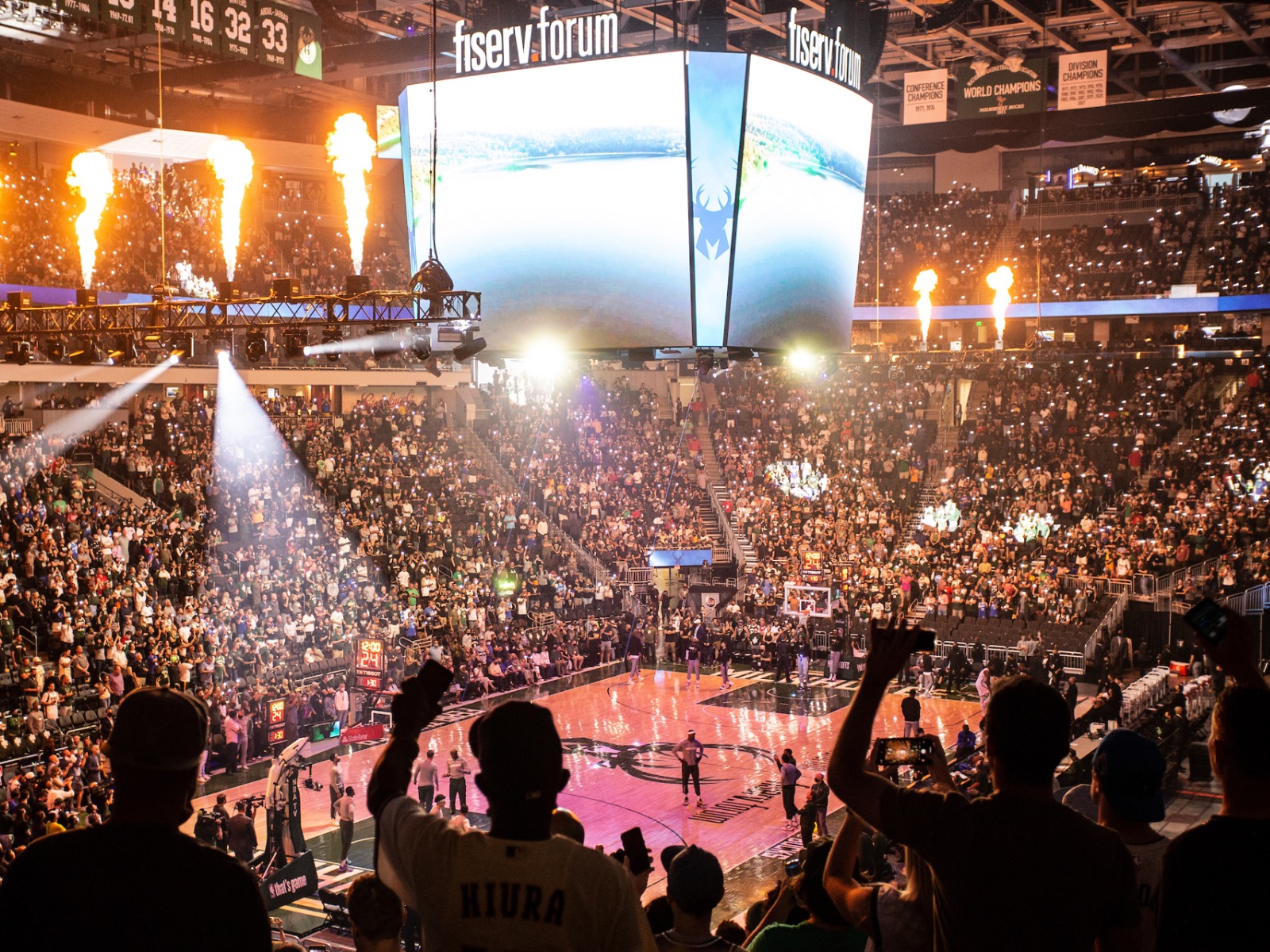 Fiserv Forum crowd