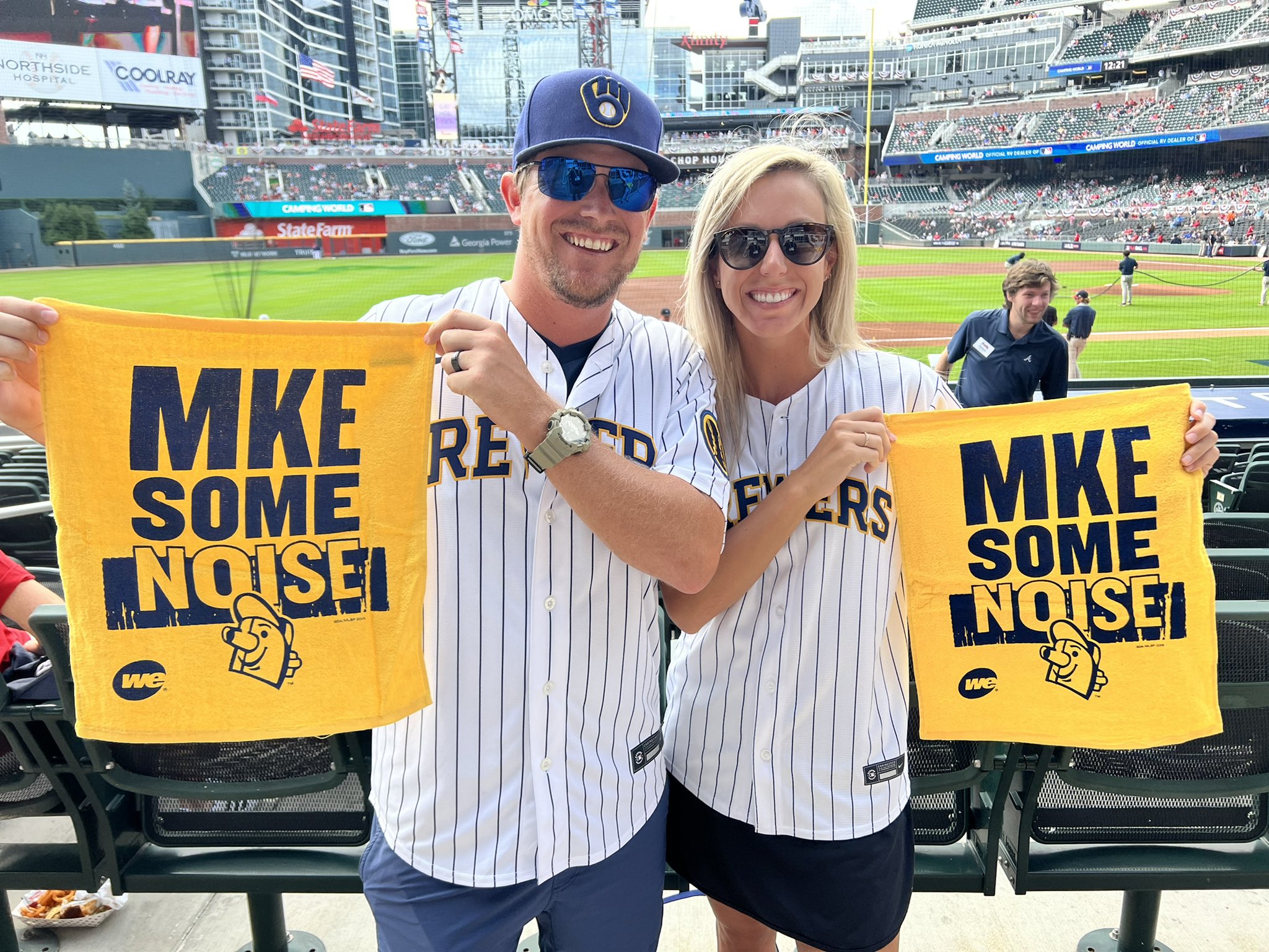 Brewers fans in the NLDS