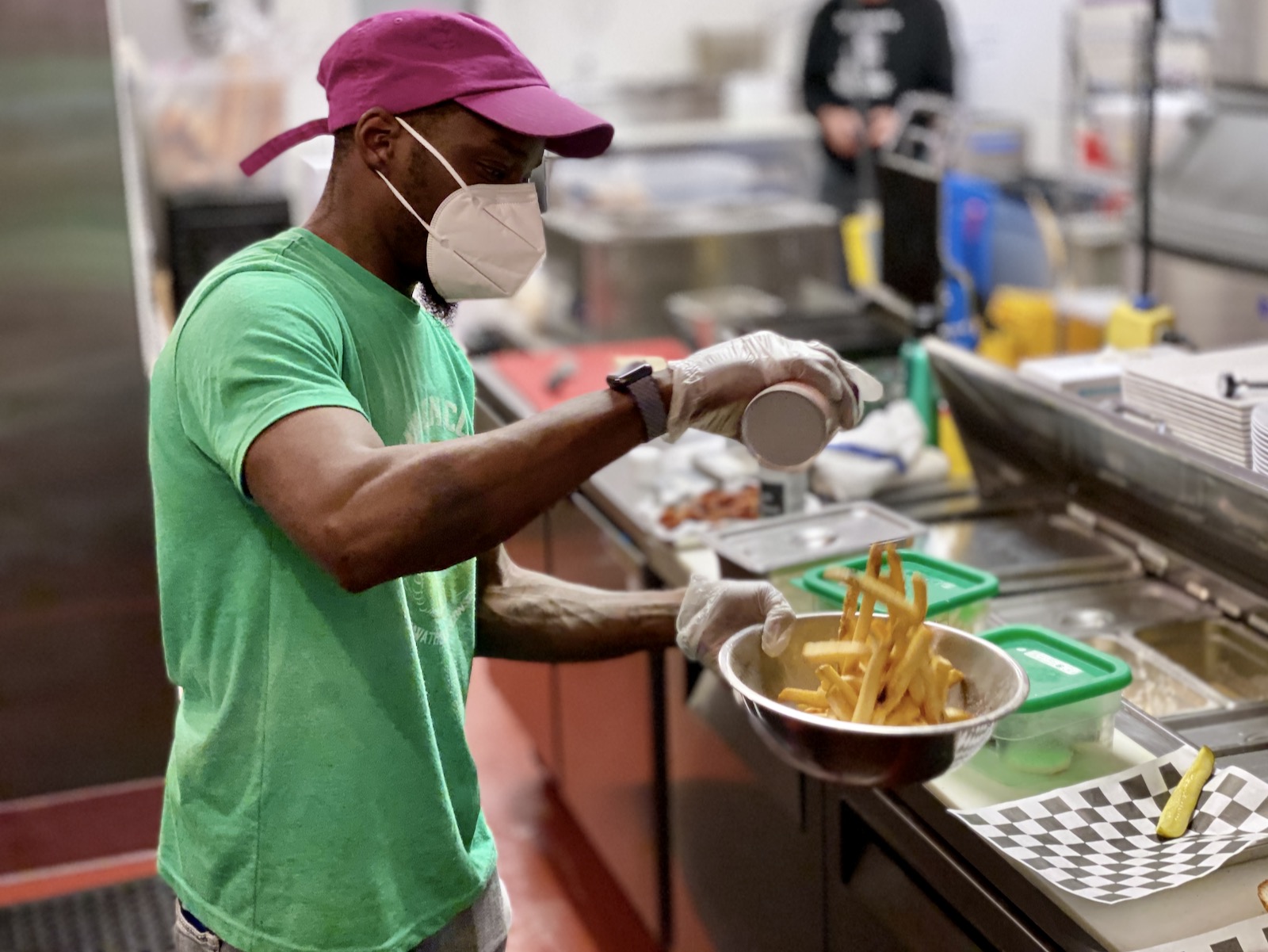 Chef in kitchen