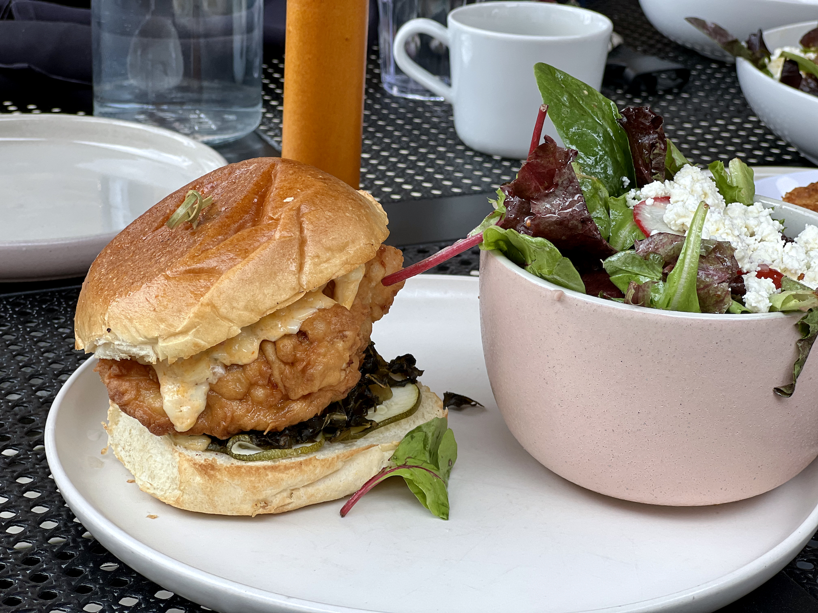 Fried chicken at Bavette