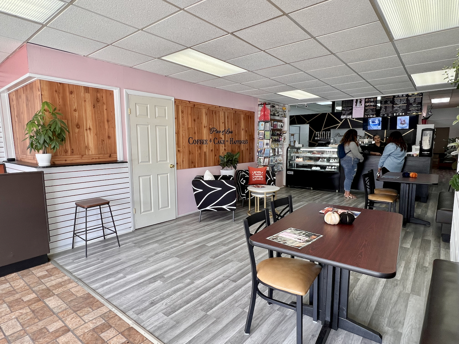 Wide view of Piece of Love Cake & Coffee Shop