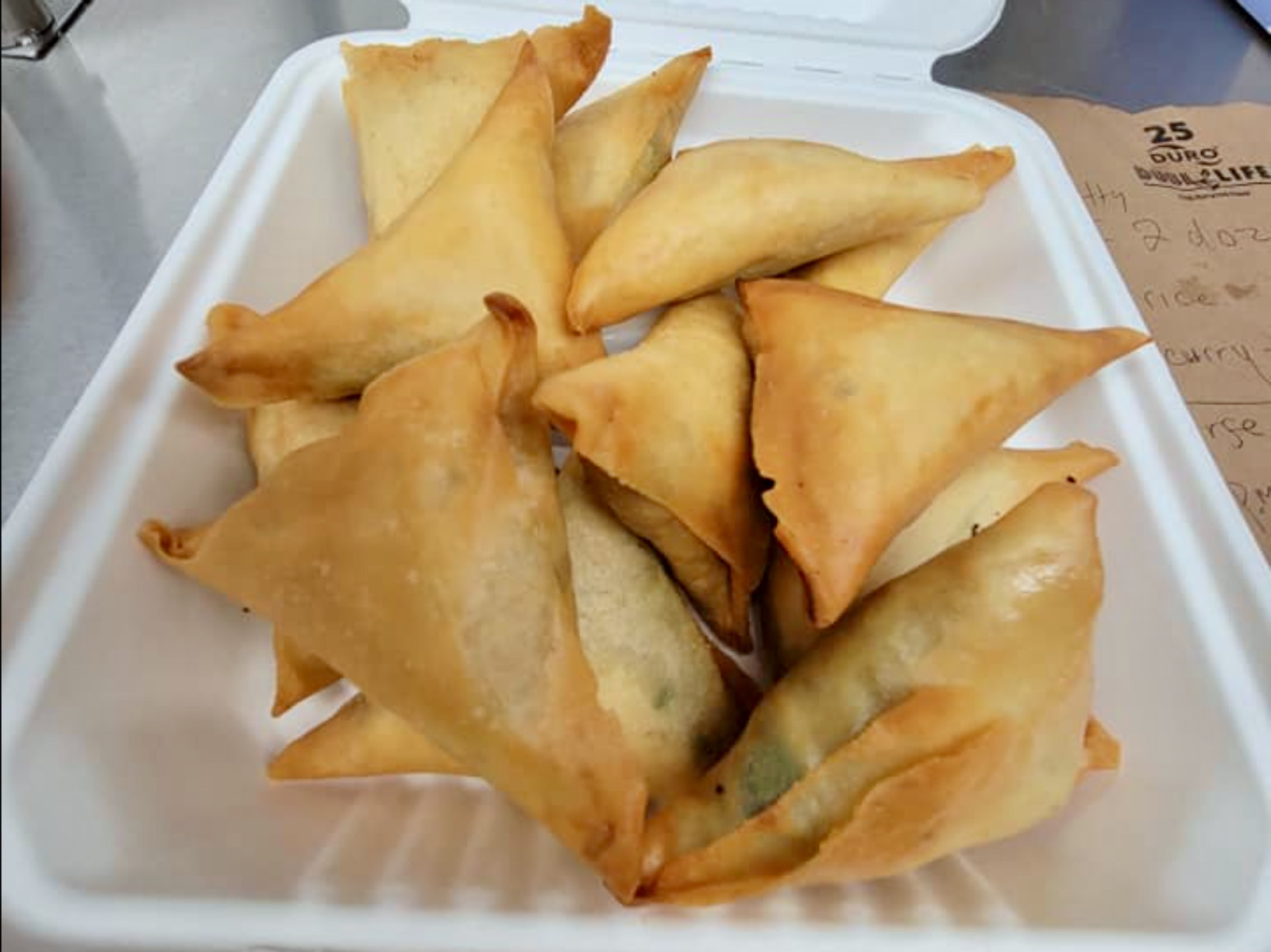 Immy's African Cuisine samosas