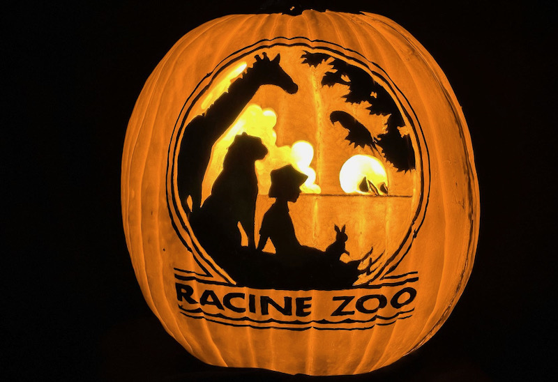 racine night jack-o-lantern