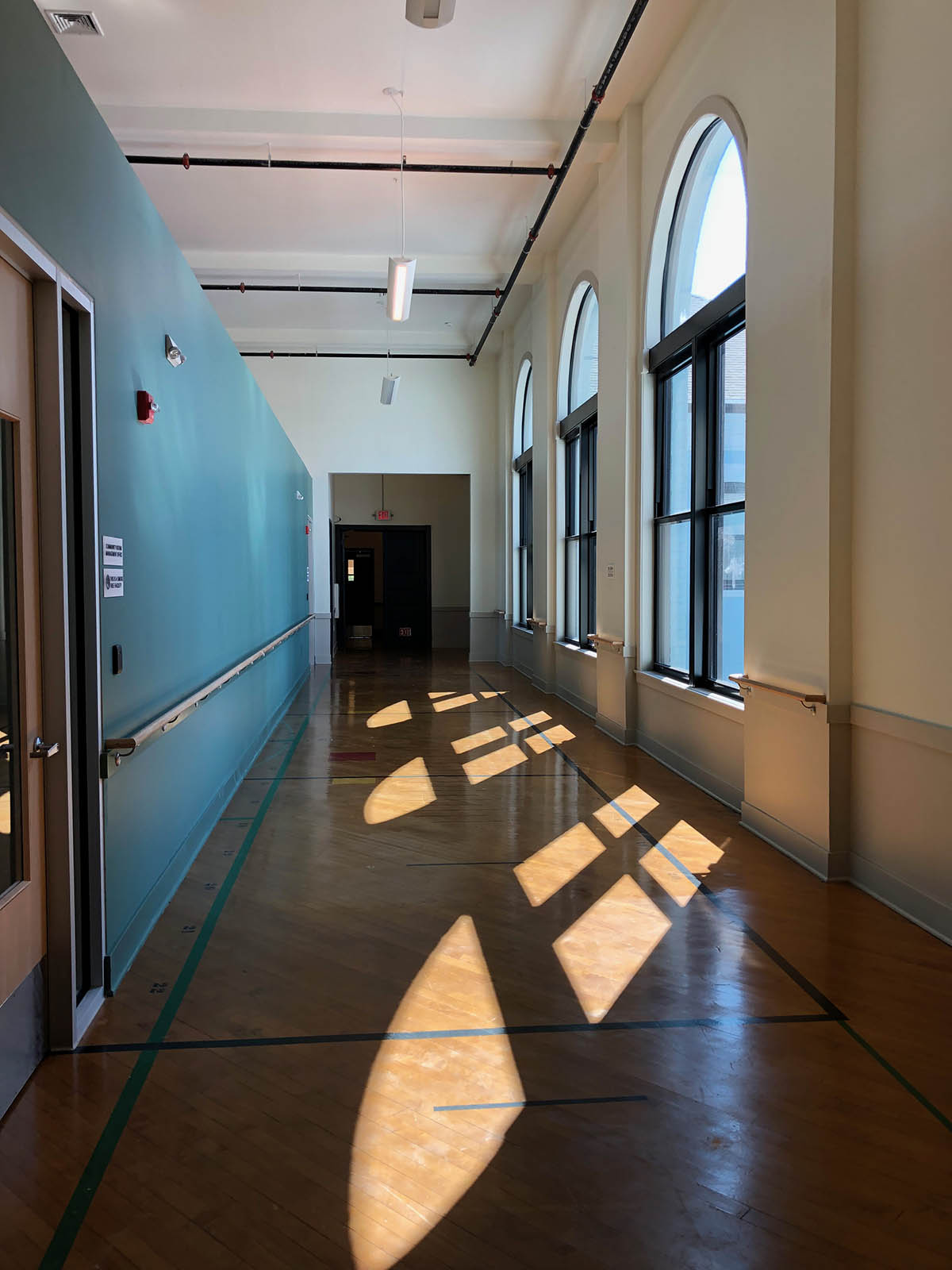 Third floor corridor