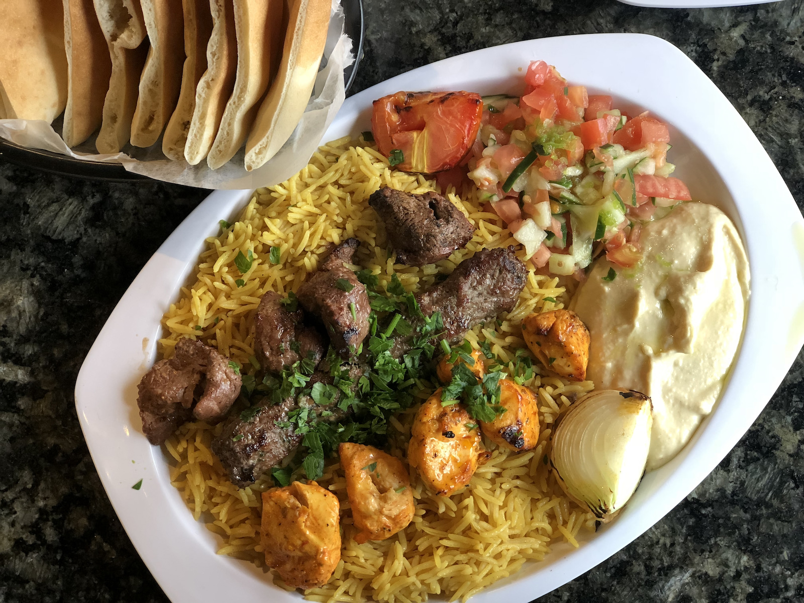 Mixed grill at Pita Palace