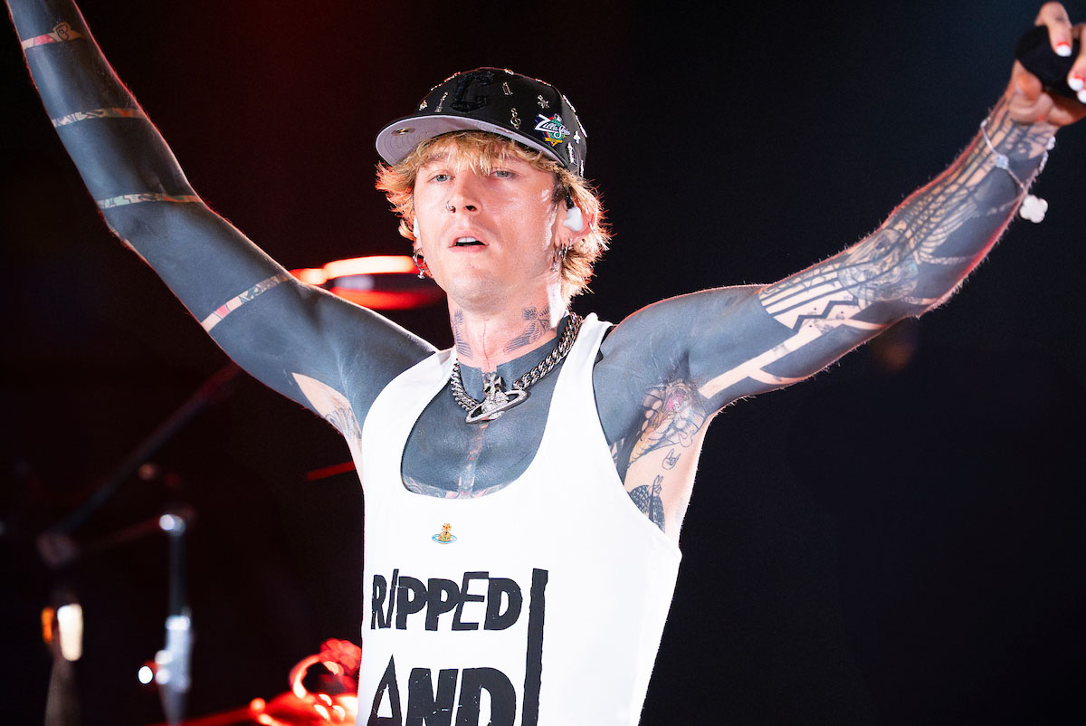 Machine Gun Kelly, aka MGK, performs at Shank Hall in Milwaukee