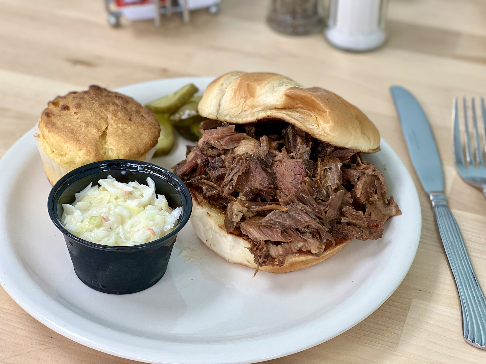 Brisket sandwich from 'the' Kitchen