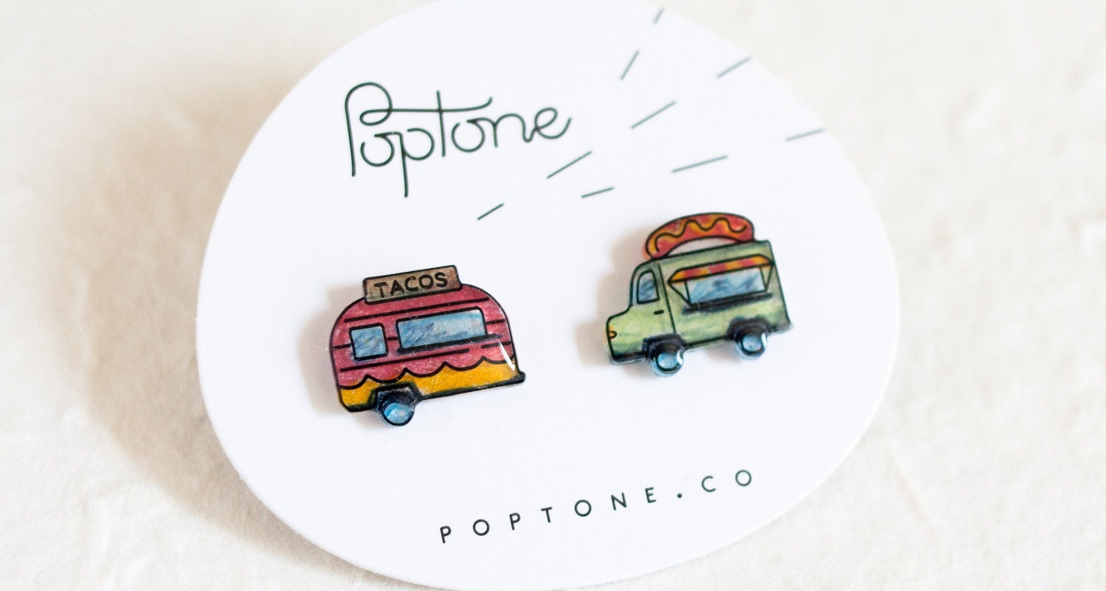 Food truck earrings