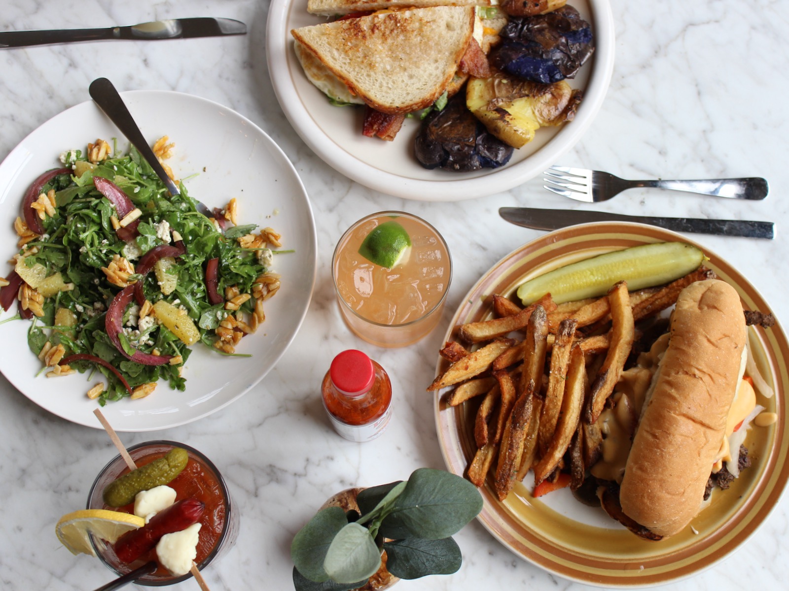 Spread at Uncle Wolfie's Breakfast Tavern