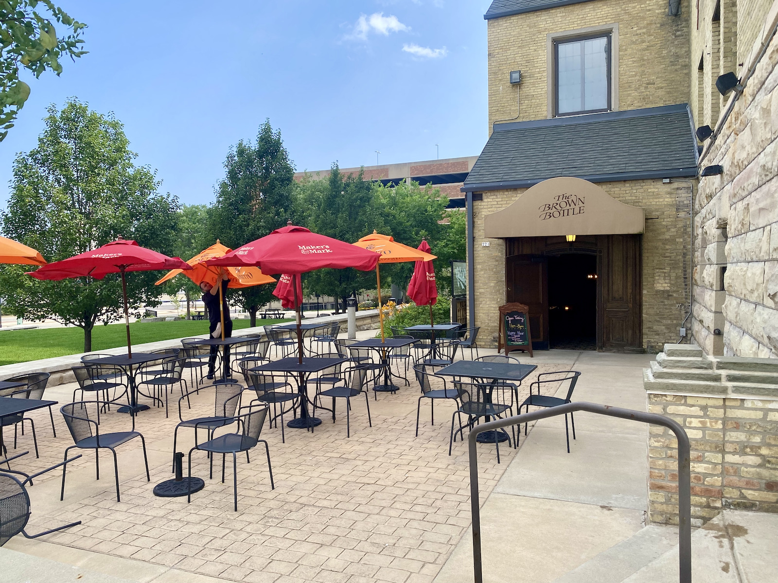 Patio at The Brown Bottle