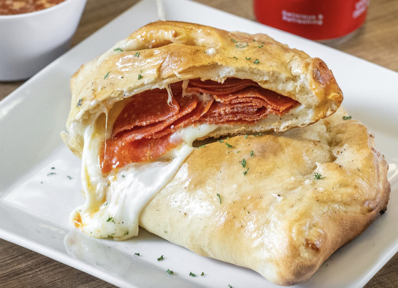 Pepperoni calzone