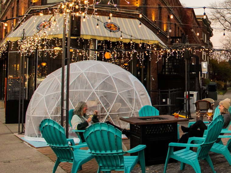 Domes at Cafe Hollander