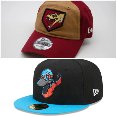 Wisconsin Timber Rattlers/Beloit Sky Carp hats