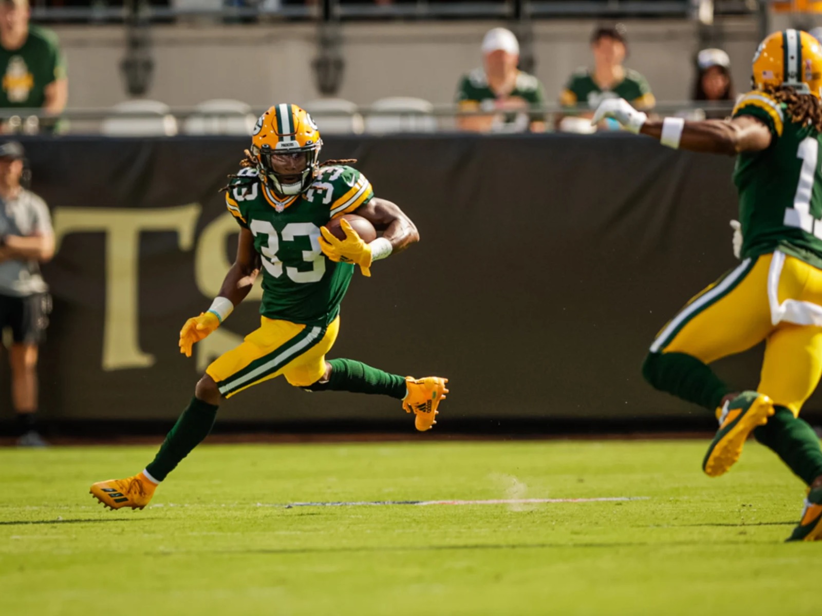 Aaron Jones on the Packers 