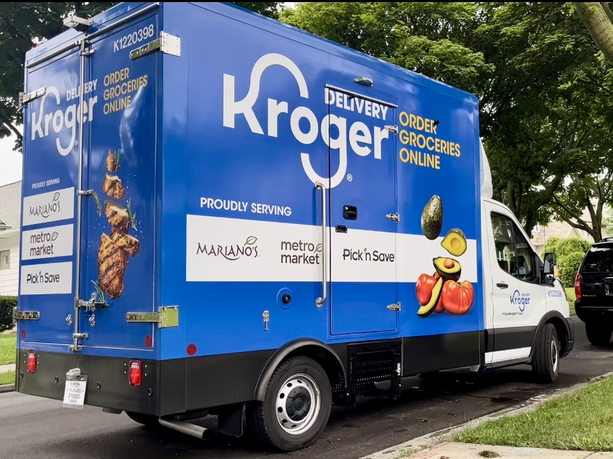 Kroger delivery trucks