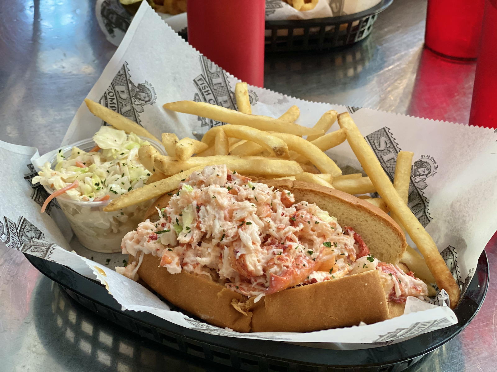 Lobster roll from St. Paul Fish Co.