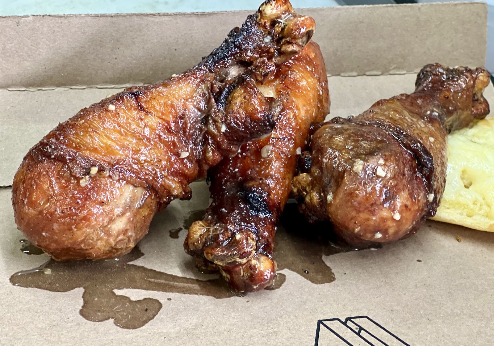 Smoked chicken drumsticks