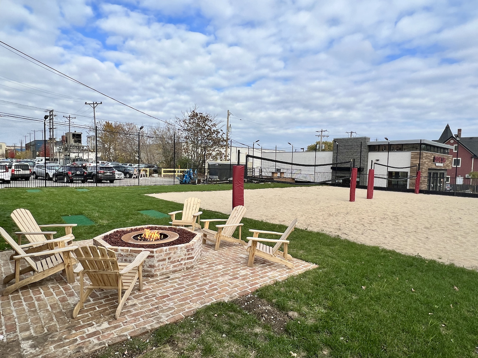 Volleyball courts