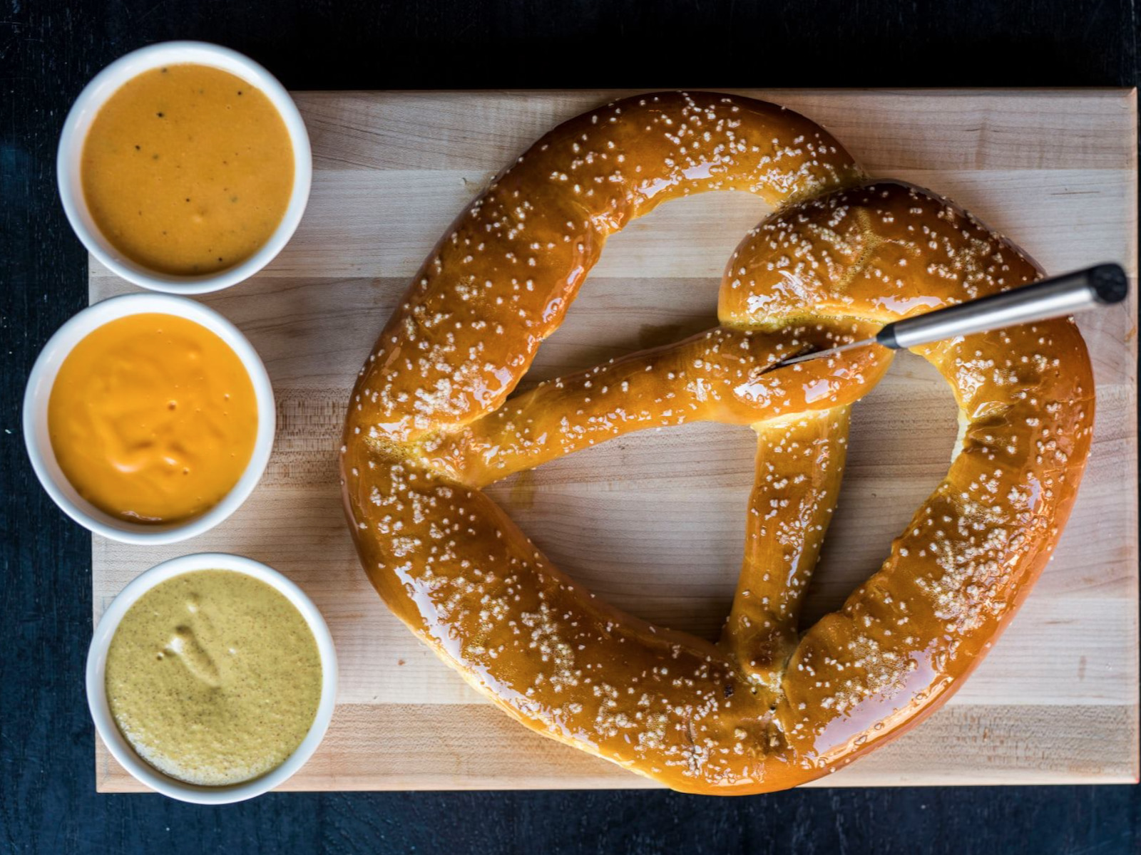 Milwaukee Brat House pretzel