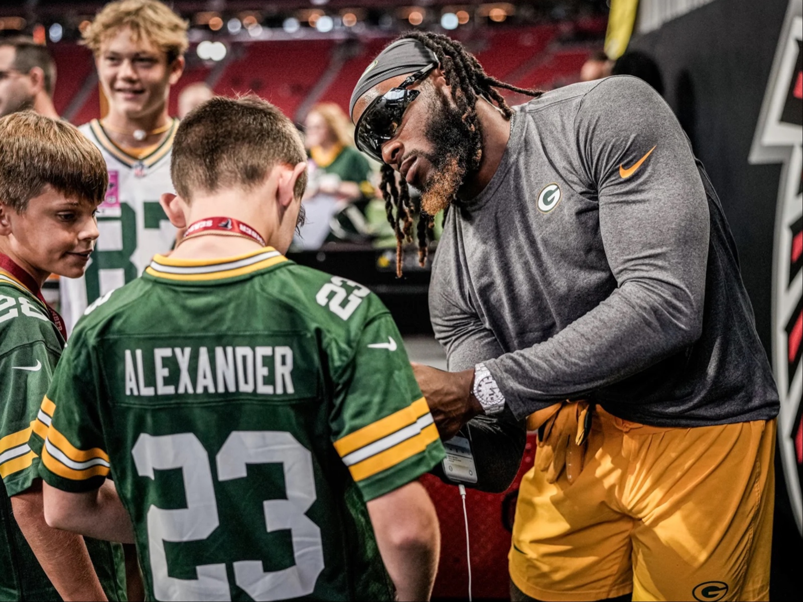 Packers rookie Jayden Reed scores first career NFL touchdown for early 7-3  lead over Falcons - On3