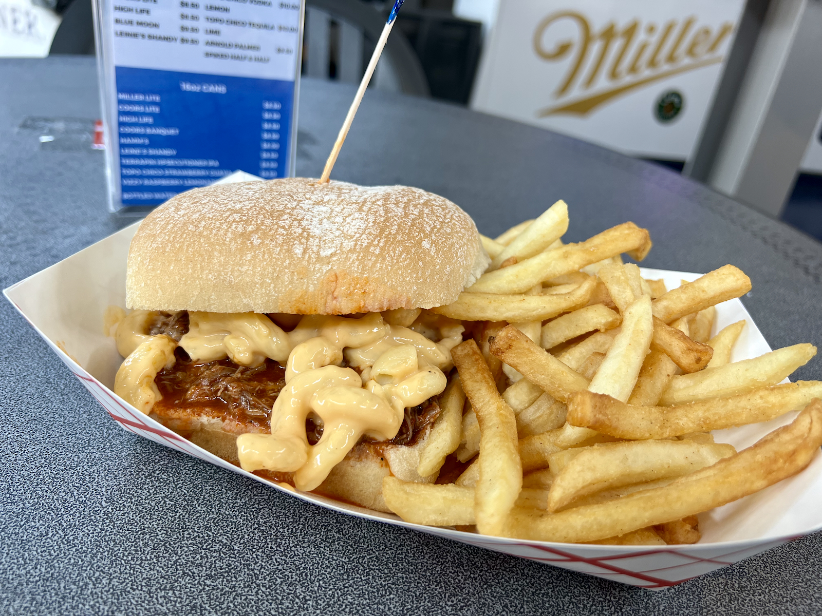 Birria Mac Sandwich