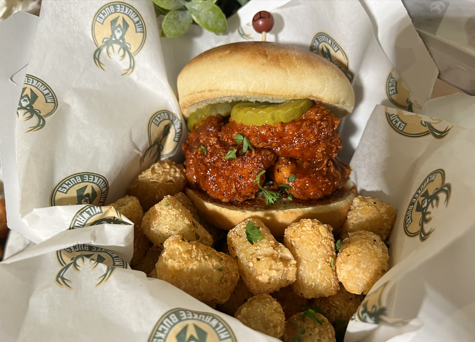 Nashville hot chicken sandwich