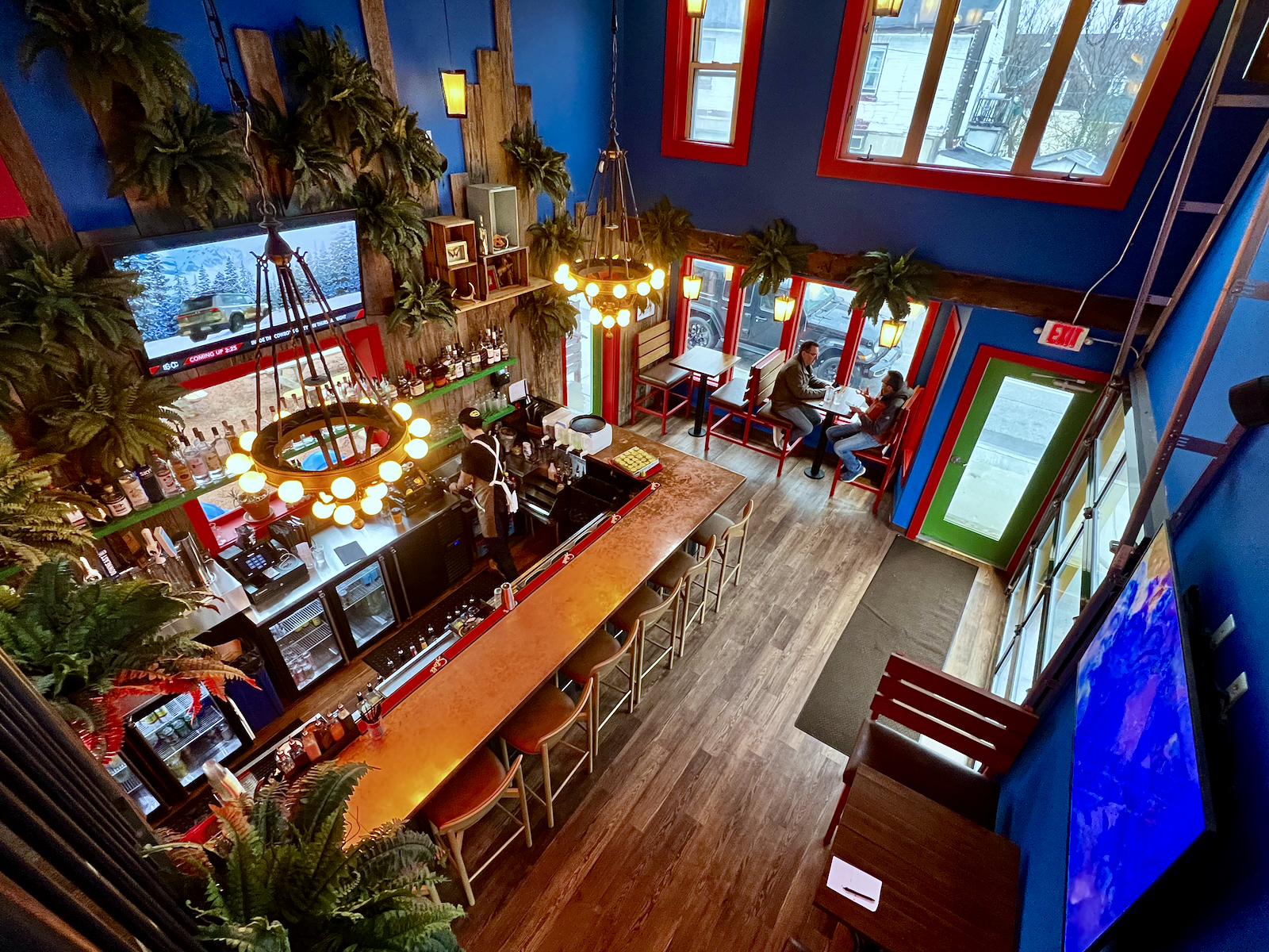 Overhead view of Zocalo Tavern