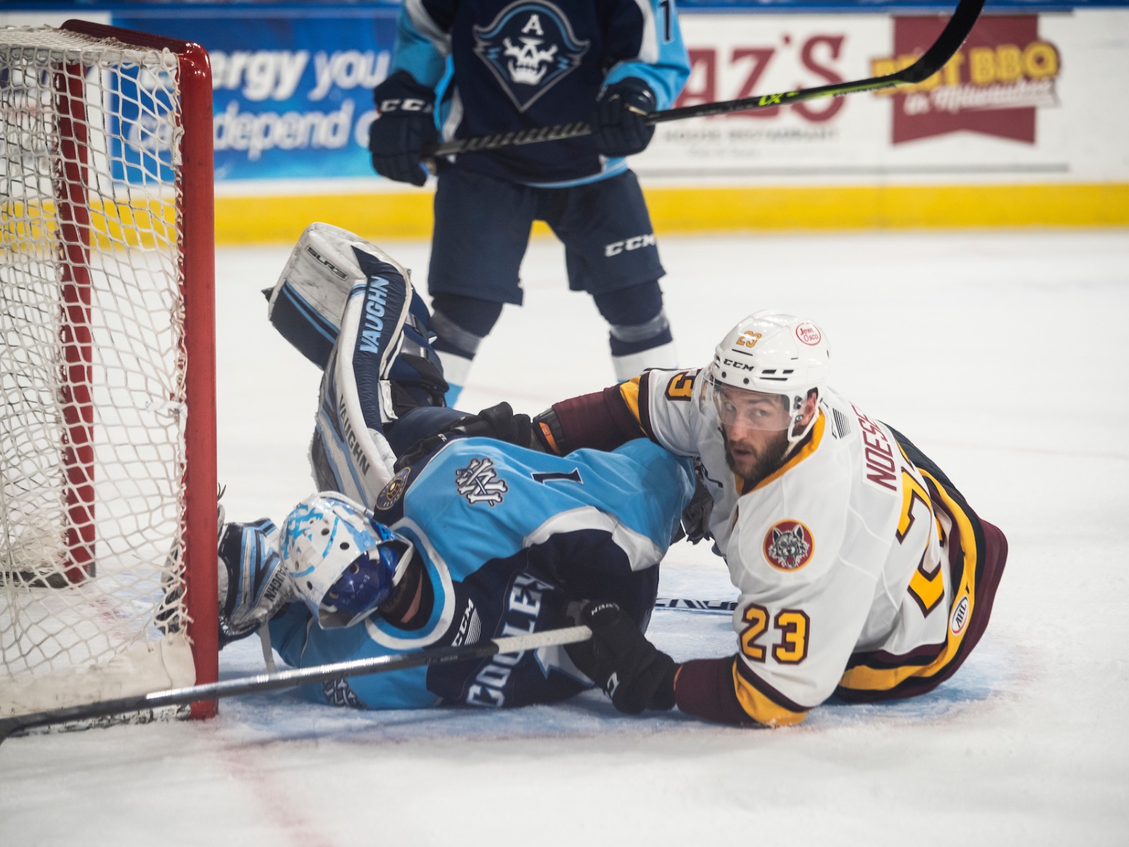 Chicago Wolves - National Anthem - Sat 3-5-22 - All-State Arena - minor  league hockey 